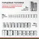 Миниатюра изображения товара Набор головок, бит БелАК Мастер БАК07004 (108 предметов)