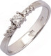 Миниатюра изображения товара Кольцо из белого золота Кристалл CB79600226773 (р.16,  с бриллиантами)