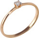 Миниатюра изображения товара Кольцо из красного золота Кристалл CD84100226773 (р.16, с бриллиантом)