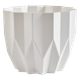 Миниатюра изображения товара Кашпо La Decoro Геометрия (3л, белый)
