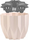 Миниатюра изображения товара Кашпо La Decoro Геометрия (3л, пудровый)