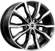 Миниатюра изображения товара Литой диск K&K Портер 18x7.5" 5x110мм DIA 67.1мм ET 45мм Алмаз черный