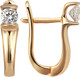 Миниатюра изображения товара Серьги из красного золота Кристалл CJ86900226773 (с фианитами)