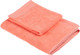 Миниатюра изображения товара Набор полотенец Lilia Бордюр Махра 50x100/70x140 470г (2шт, коралл)