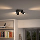 Миниатюра изображения товара Люстра Philips Pongee Plate/Spiral Black 3xNW 230V / 915005531301