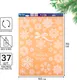 Миниатюра изображения товара Набор наклеек на окно новогодних Дарите счастье Снежинки / 7675252