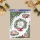 Миниатюра изображения товара Набор наклеек на окно новогодних Дарите счастье Новогоднее чудо / 9722064
