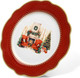 Миниатюра изображения товара Тарелка столовая обеденная Fissman Christmas Eve / 16026 (красный)