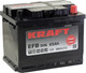 Миниатюра изображения товара Автомобильный аккумулятор KrafT EFB R+ 680A / EFB-L2. (65 А/ч)