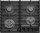 Миниатюра изображения товара Газовая варочная панель ZORG HAG63 FDW BL MT