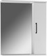 Миниатюра изображения товара Шкаф с зеркалом для ванной Айсберг Контраст 60 (левый/правый)