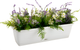 Миниатюра изображения товара Кашпо Радиан Ящик балконный Бриз с поддоном (белый)