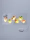 Миниатюра изображения товара Наклейка на окно новогодняя Luazon Lighting Снеговичок Светодиодная / 10874074