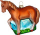 Миниатюра изображения товара Елочная игрушка Inge's Christmas Figural Glass Ornaments Лошадь / 65036H600