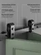 Миниатюра изображения товара Комплект фурнитуры для складных дверей Asvik BDHB10SPDBL2.4