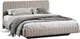 Миниатюра изображения товара Полуторная кровать ТриЯ Шелли 140x200 Тип 1 (велюр Confetti Smoke)