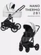 Миниатюра изображения товара Детская универсальная коляска Riko Nano Thermo Ecco 2 в 1 (белый)