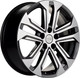 Миниатюра изображения товара Литой диск Khomen KHW1803 Teana/X-trail/Juke 18x7" 5x114.3мм DIA 66.1мм ET 45мм (Black FP)