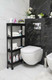 Миниатюра изображения товара Этажерка Violet Vikea узкая 4-х ярусная на колесах / 782407 (черный)