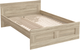 Миниатюра изображения товара Полуторная кровать Mio Tesoro Сириус 140х200 2.02.04.600.3 (сонома)