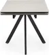 Миниатюра изображения товара Обеденный стол Notta Вилли 120-180х80 (сarmen light grey/черный)
