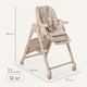 Миниатюра изображения товара Стульчик для кормления Tomix Haven / M05 (бежевый)
