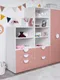 Миниатюра изображения товара Стеллаж Mebelain Пикси 120 с 3 ящиками (мечтательный розовый)