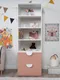 Миниатюра изображения товара Стеллаж Mebelain Пикси 180 с 2 ящиками (мечтательный розовый)
