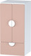 Миниатюра изображения товара Шкаф Mebelain  Пикси 120 с ящиком (мечтательный розовый)
