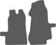 Миниатюра изображения товара Комплект ковриков для авто Alicosta 2255_2-сер для Ford Transit VI грузовик 2006-2014 (EVA ромб, серый)