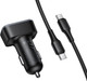 Миниатюра изображения товара Зарядное устройство автомобильное Hoco Z63A + кабель Type-C-Type-C (черный)