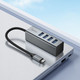 Миниатюра изображения товара USB-хаб Hoco HB1C (металлик)