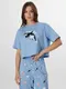 Миниатюра изображения товара Пижама Mark Formelle 592444 (р.164/170-84-90, темно-голубой/собачки на голубом)