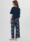 Миниатюра изображения товара Пижама Mark Formelle 592444 (р.164/170-92-98, темно-синий/таро на синем)