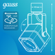 Миниатюра изображения товара Трековый светильник Gauss GU10 220V IP20 60x145мм / TR010 (белый)