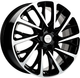 Литой диск Khomen KHW1804 DFM AX7/580/Evolute 18x7.5" 5x108мм DIA 65.1мм ET 45мм (Black FP) — фото 2