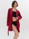 Миниатюра изображения товара Халат Mark Formelle 552293 (р.164/170-100-106, бантики на бордовом)
