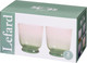 Миниатюра изображения товара Набор стаканов Lefard Twist&Shine Green 687-026 (2шт)