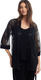 Миниатюра изображения товара Кофта пижамная Milavitsa 9409 (р.170/176-96-102, черный)