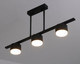 Миниатюра изображения товара Люстра Estares Lampada 3xGX53-600x80x290-BLACK-220-IP20
