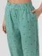 Миниатюра изображения товара Штаны домашние Mark Formelle 532524-1 (р.164/170-110, зеленая клетка виши/декор)