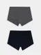 Миниатюра изображения товара Комплект мужских трусов Mark Formelle 411122-2 (р.110-120, темно-серый меланж 4348-F/темно-синий)