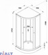 Миниатюра изображения товара Душевая кабина Parly Bett B931