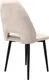 Миниатюра изображения товара Стул ТриЯ Капри конус Т2 исп.2 (черный муар/велюр бежевый)
