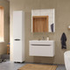 Миниатюра изображения товара Тумба с умывальником Volna Prime 80.1Y + Prime 80 (подвесная)