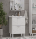 Миниатюра изображения товара Тумба с умывальником Volna Twing 60.2Y Миранда Артвин + Миранда 60 (белый)