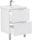 Миниатюра изображения товара Тумба с умывальником Volna Twing 60.2Y Миранда Артвин + Миранда 60 (белый)