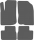 Миниатюра изображения товара Комплект ковриков для авто Alicosta 2447_2-сер для Peugeot 2008 SUV 2014-2019 (EVA ромб, серый)