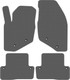 Миниатюра изображения товара Комплект ковриков для авто Alicosta 1443_2-сер для Volvo S60 I седан 2000-2010 (EVA ромб, серый)