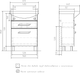 Миниатюра изображения товара Тумба с умывальником Volna Onda 60.2Y Балтика + Балтика 60